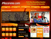 Tablet Screenshot of macarena.com